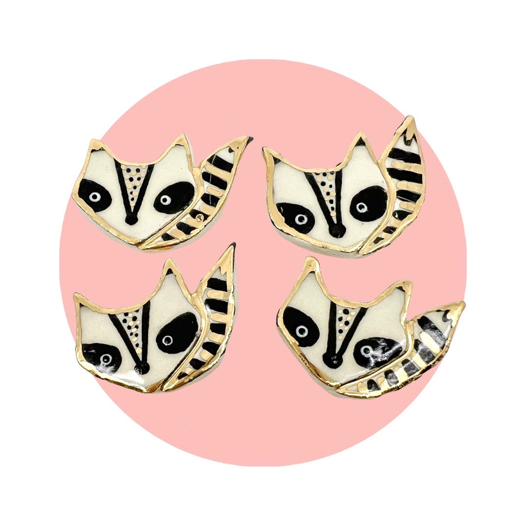 bandit brooches