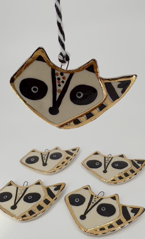 trash panda ornament
