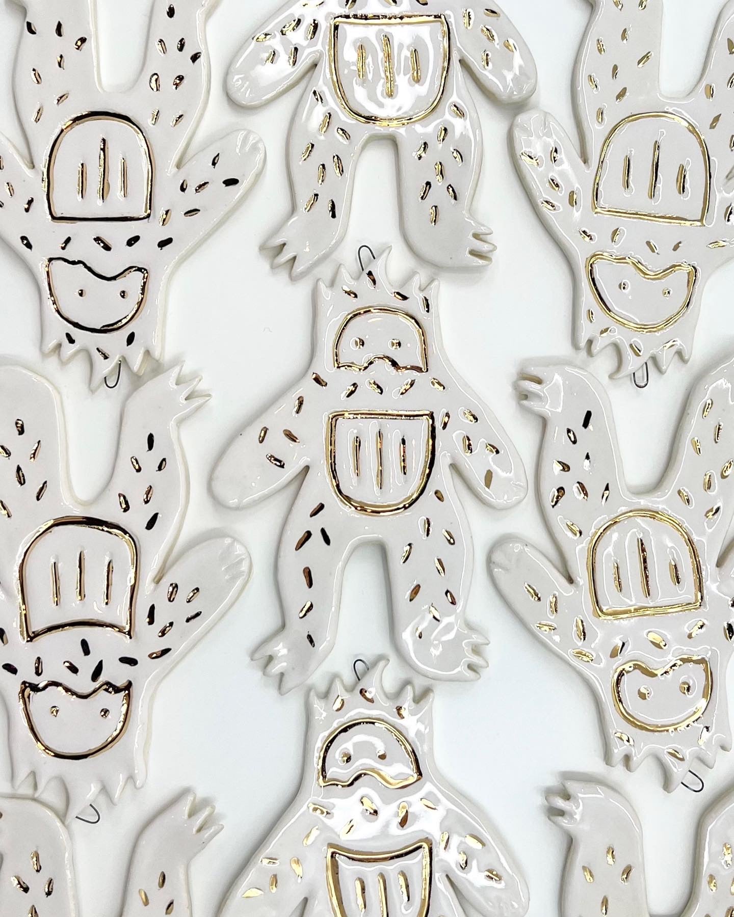 22K yeti ornament