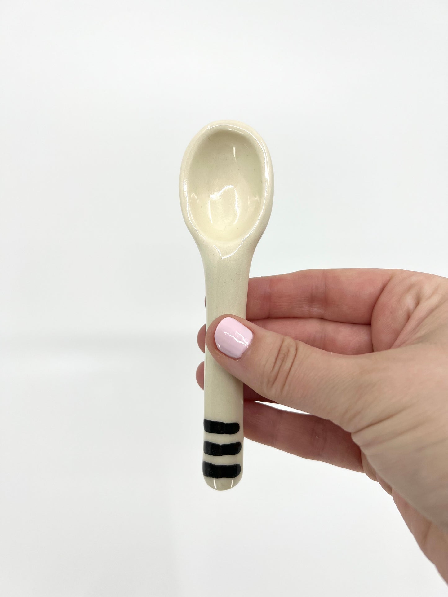 just a pinch ceramic spoons