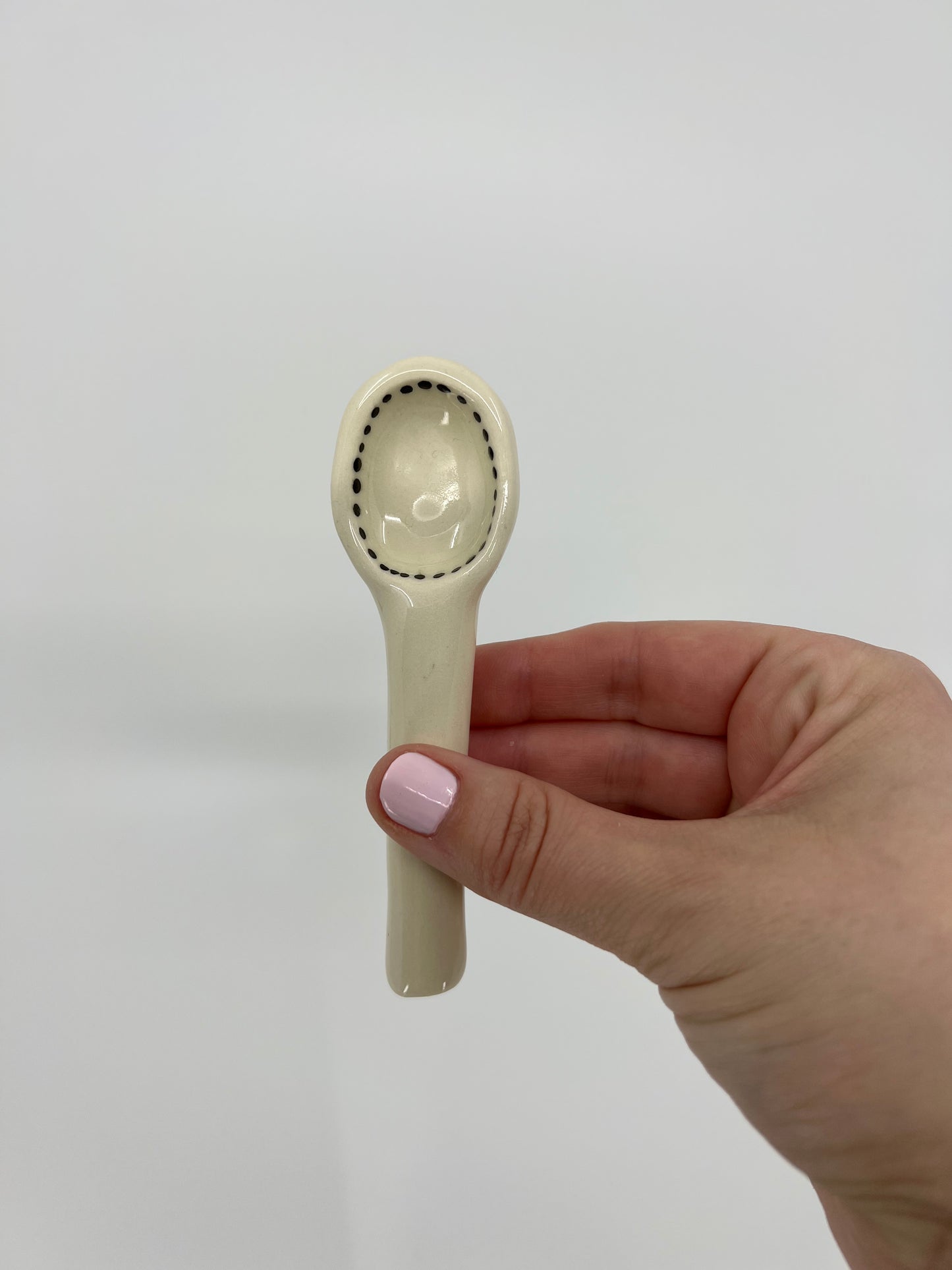 just a pinch ceramic spoons