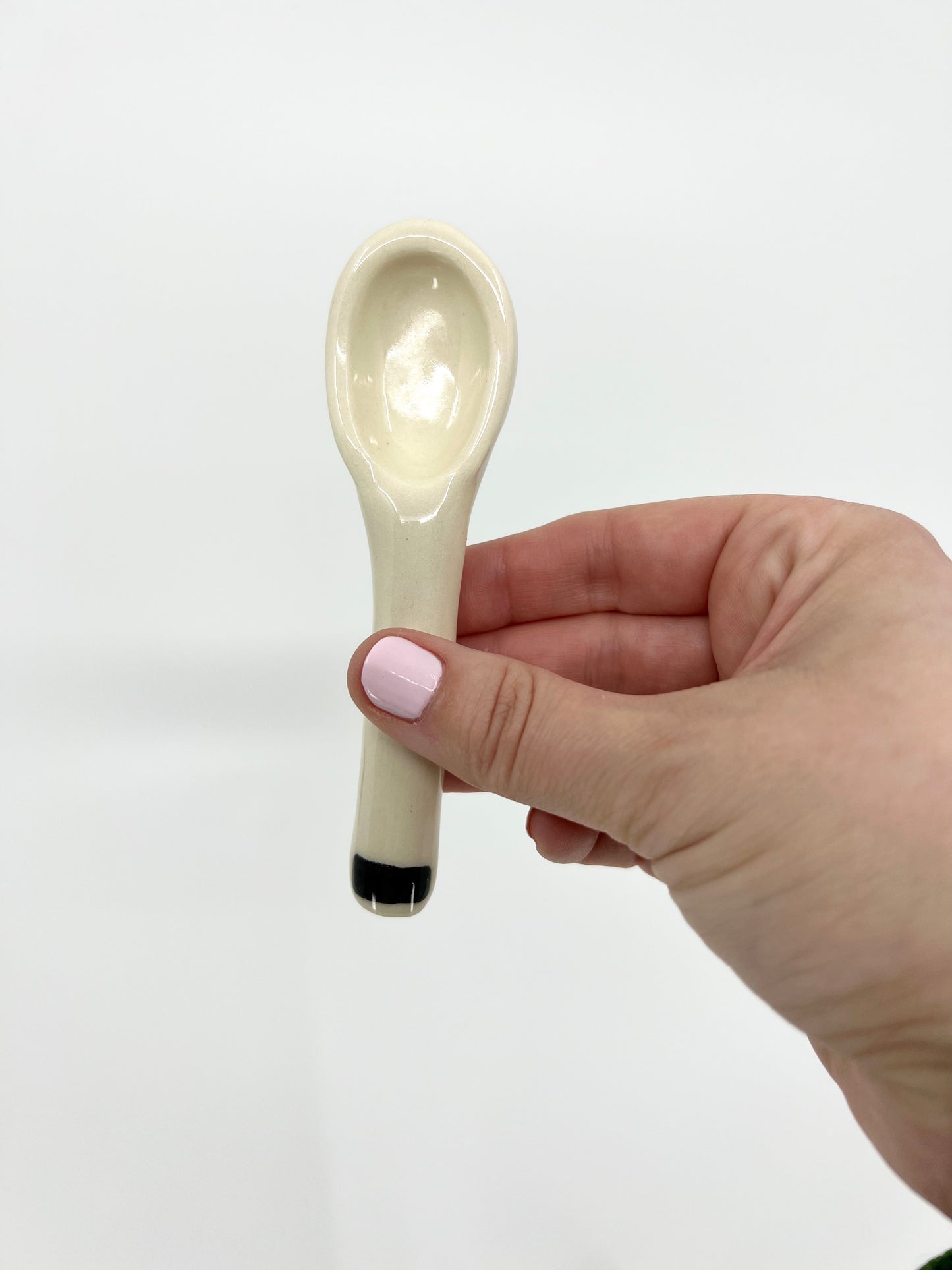 just a pinch ceramic spoons
